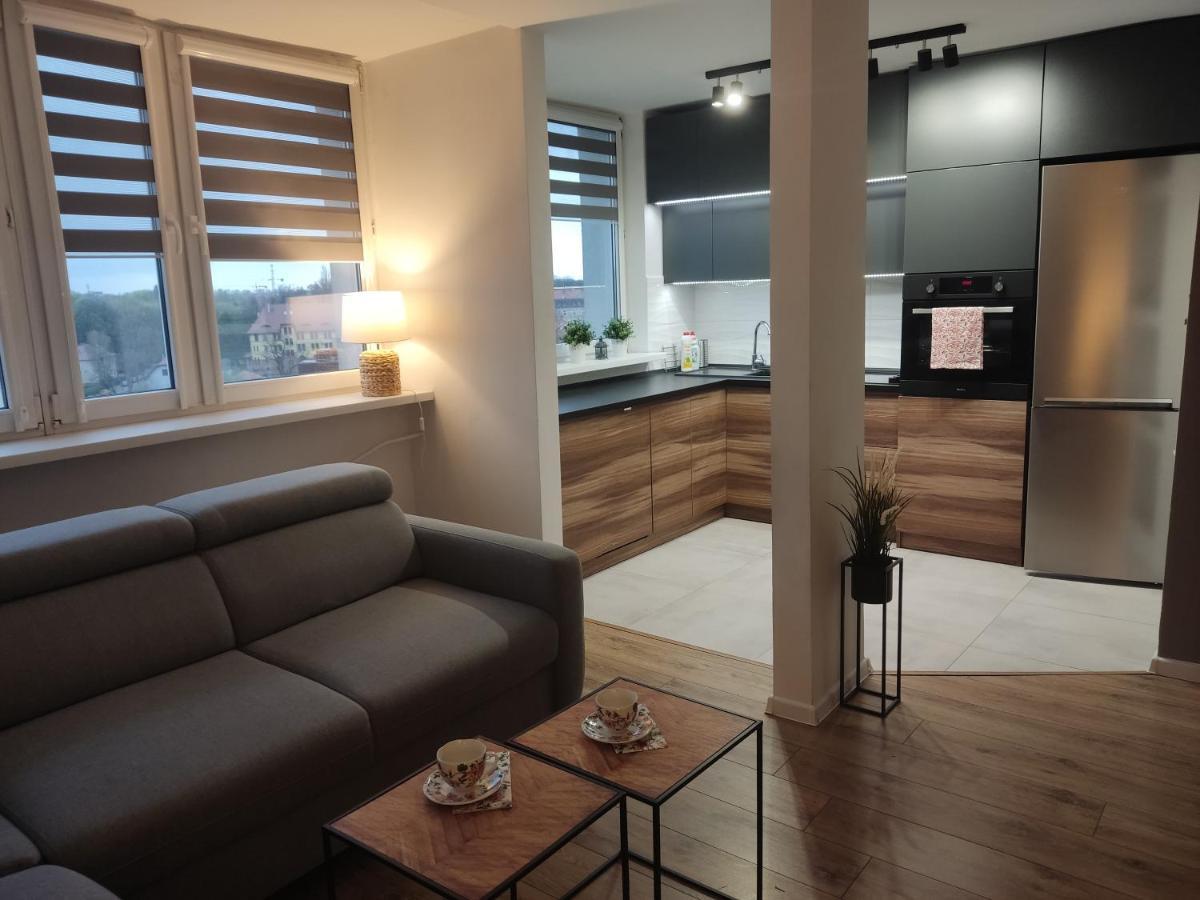 Apartament Z Widokiem Na Miasto Gliwice Bagian luar foto